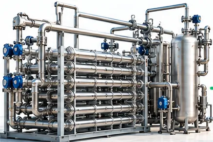 Anlage zur CO₂-Abtrennung mit Rohrbündeln